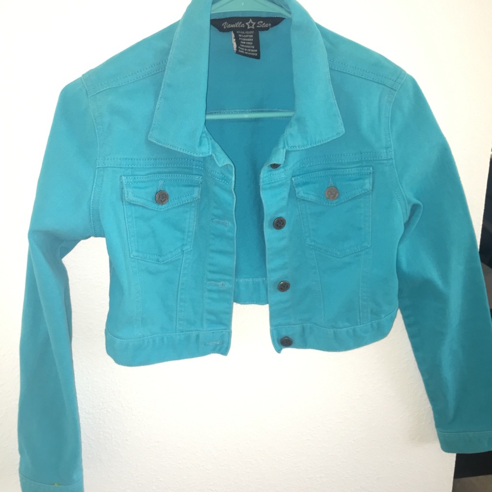 A blue jeans jacket